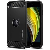 Schutzhülle Apple iPhone SE Spigen Rugged Armor Schwarz