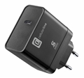 PETER JÄCKEL Cellularline USB Typ-C Travel Charger Ultra 65W PD Black