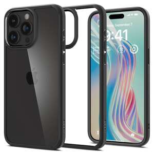 Schutzhülle Apple iPhone 15 Pro Spigen Ultra Hybrid Mattschwarz