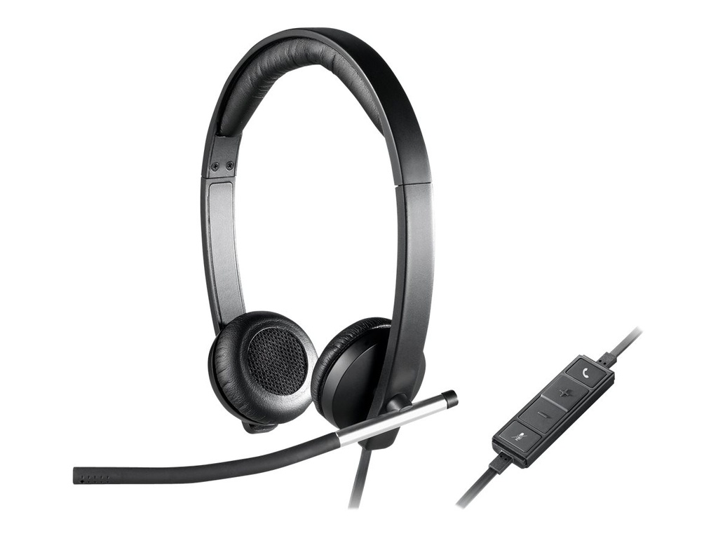 Headset USB-A Logitech on-ear Stereo-Headset H650E