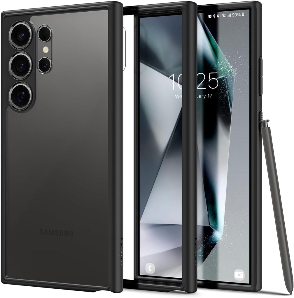 Schutzhülle Samsung Galaxy S25 Ultra Spigen Ultra Hybrid Mattschwarz