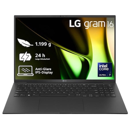 Notebook LG gram 16 (2024) 16" U7-155H 16RAM 1SSD Win11 Pro Schwarz