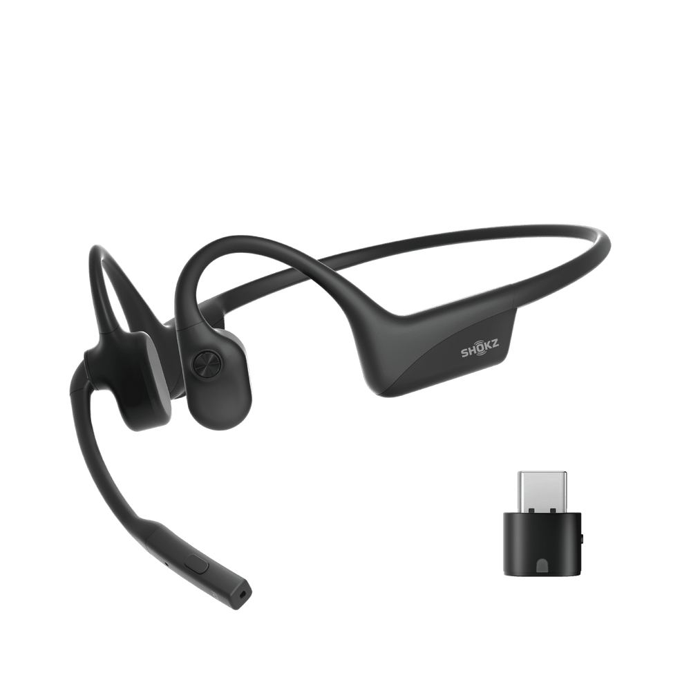 Headset SHOKZ OpenComm2 UC 2025 Bluetooth (USB-C Dongle)