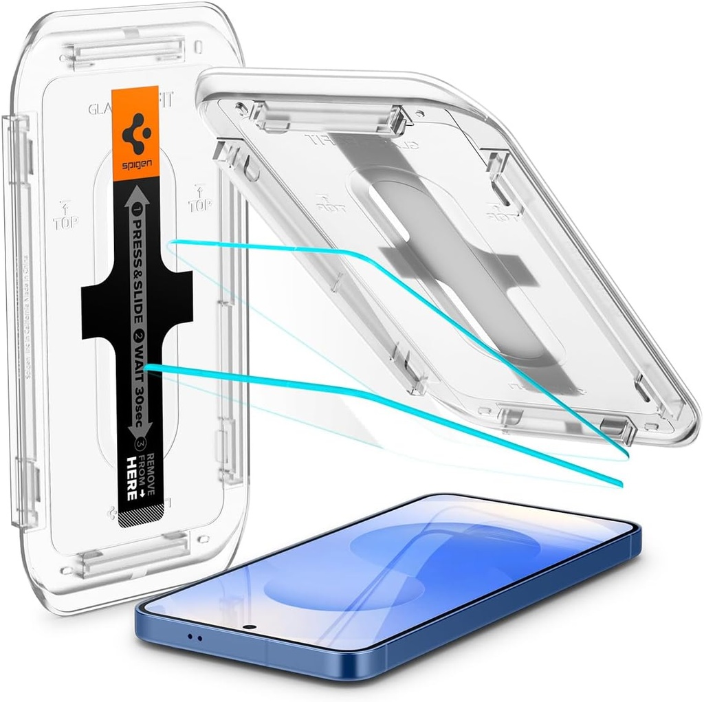 Displayschutz Samsung Galaxy S25 Spigen Glas.tR EZ Fit