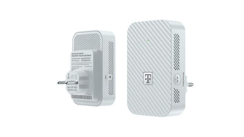 Speedport 7 WLAN Verstärker Soft grey Telekom