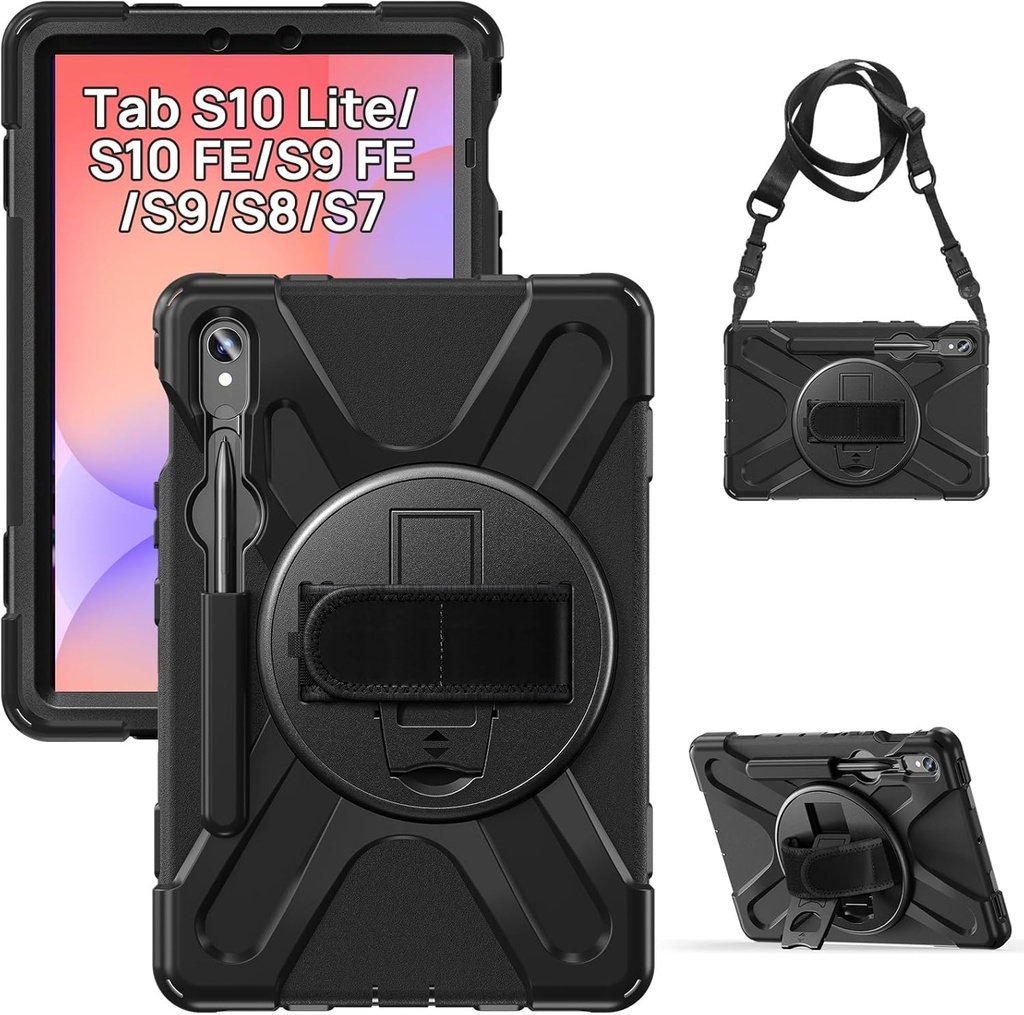 Schutzhülle mit Schultergurt und Handschlaufe für Galaxy Tab S10 Lite