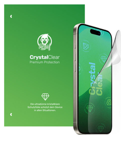 Displayschutz GREENMNKY bis 7" CrystalClear