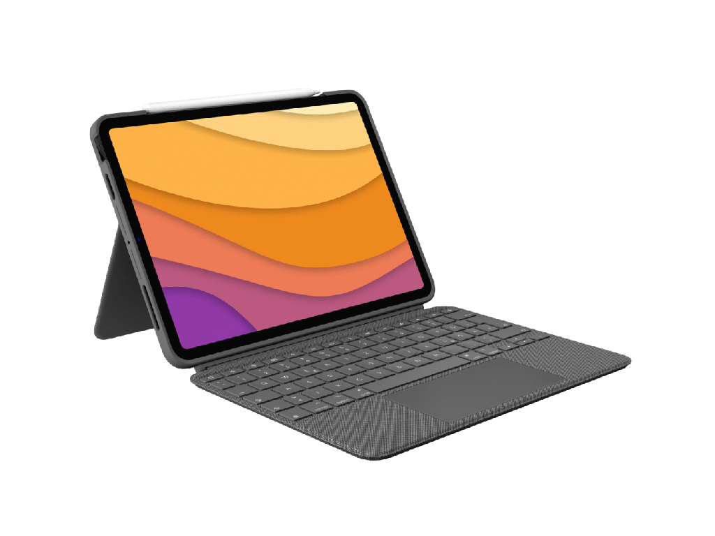 Tastatur Logitech Folio Touch Oxford Grey für iPad Air (4./5. Gen)