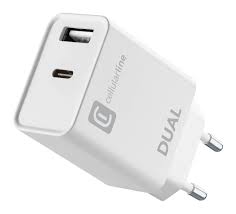 PETER JÄCKEL Cellularline Dual Port Travel Charger 20W White
