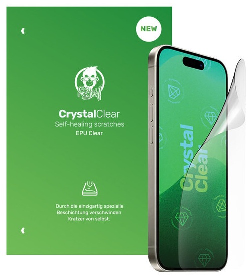 Displayschutz GREENMNKY bis 7" CrystalClear EPU