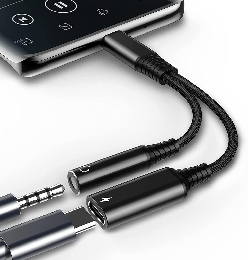 Kabel Adapter USB-C > Klinke und USB-C