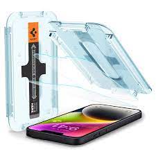 Displayschutz Apple iPhone 17e / 16e / 14 / 13 / 13 Pro Spigen GLAS.tR EZ Fit 2er-Pack