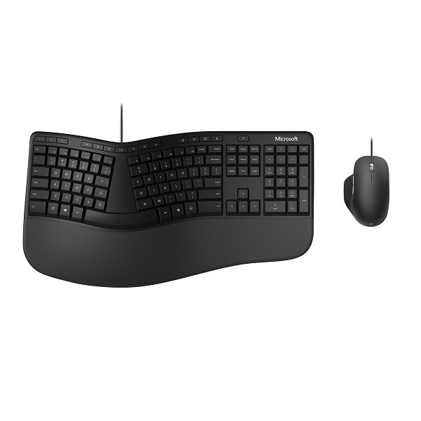 Tastatur + Maus Set USB-A Microsoft Ergonomic Desktop